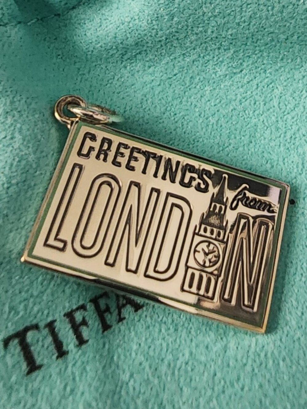 Tiffany & Co. London Postcard charm
